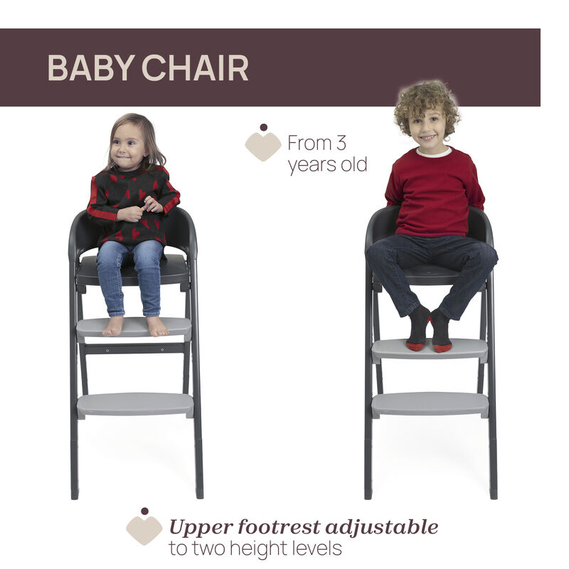 Crescendo Up High Chair Black Re_Lux image number 5